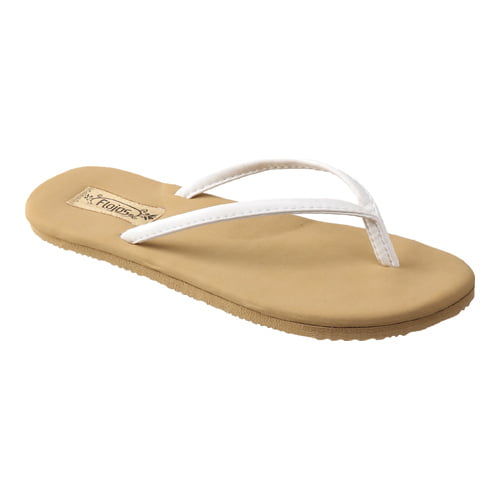 Tan Flojos Ladies Fiesta Sandal White Size 9 